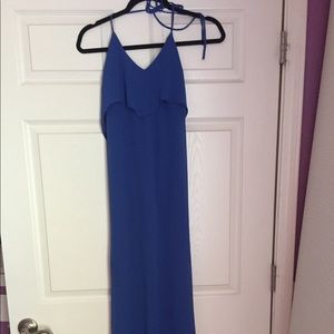 Blue maxi dress